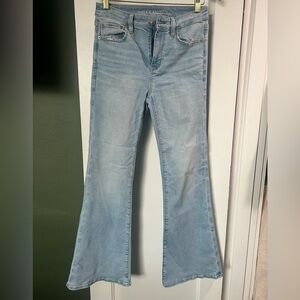 American Eagle Outfitters Light Blue Flare Jeans